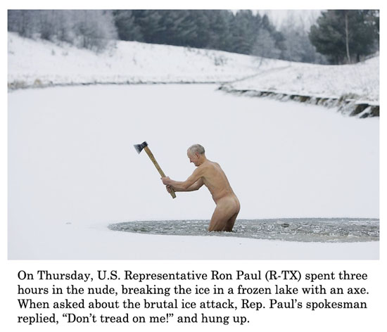 ron paul on ice