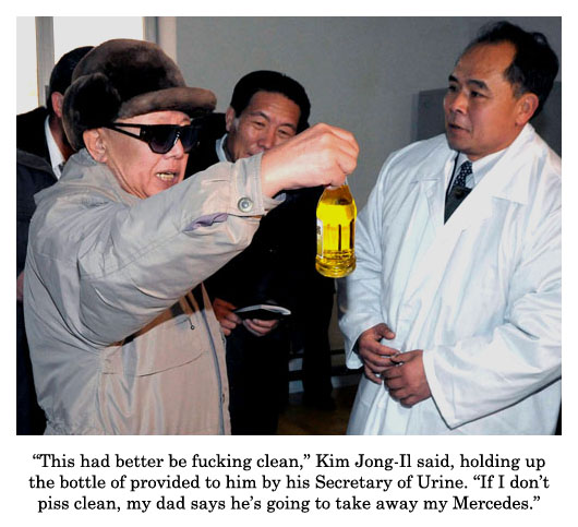 kim jong drugtest