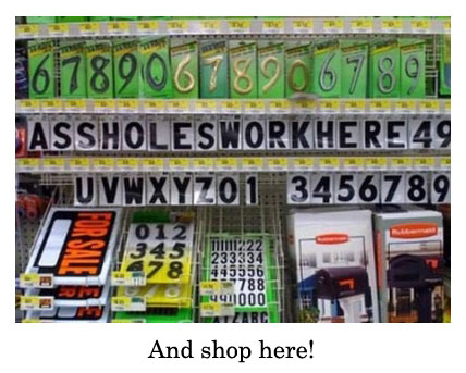 assholes shop here