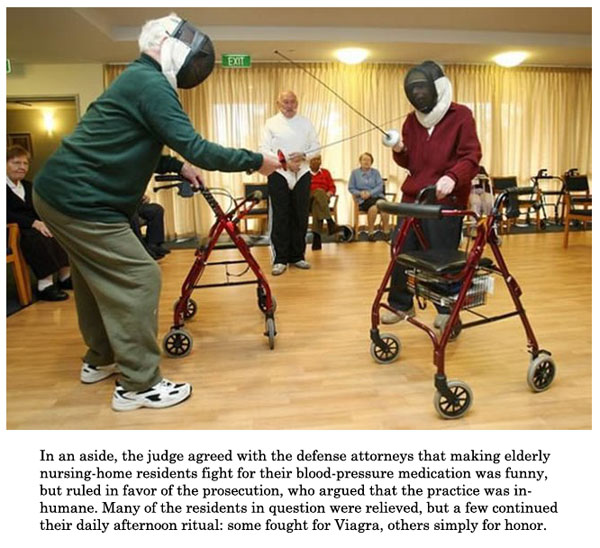elderly fights