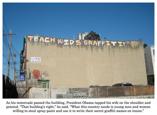 teach kids graffiti