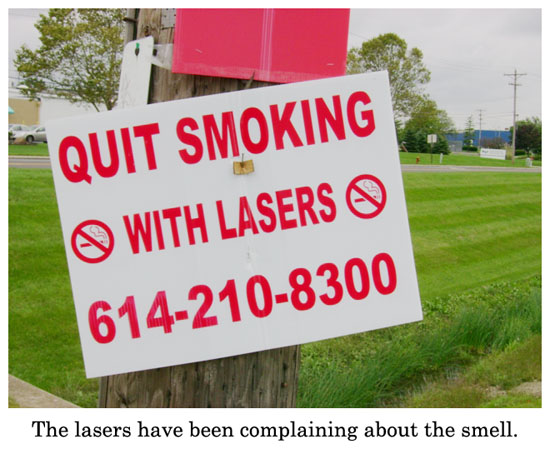 quit smoking with lasers